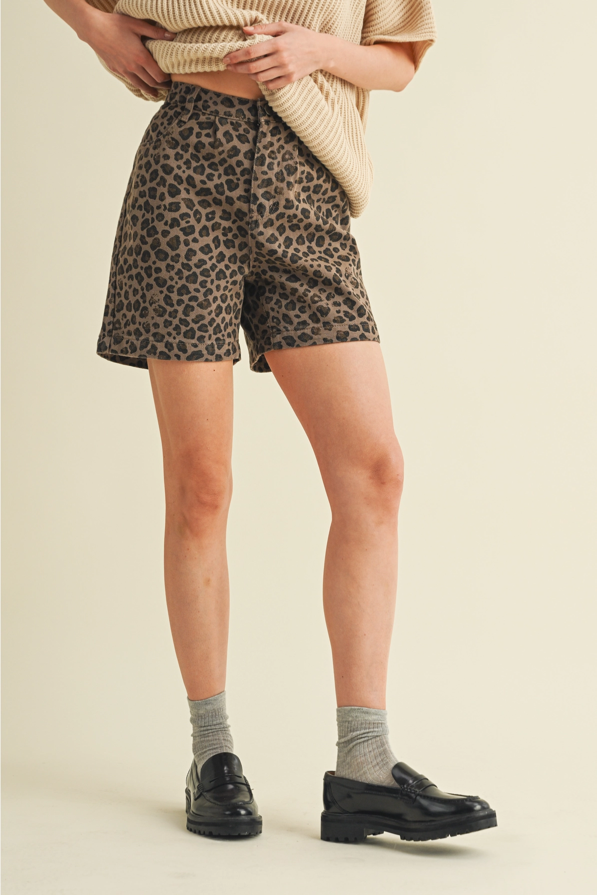 Leopard Print Summer Shorts