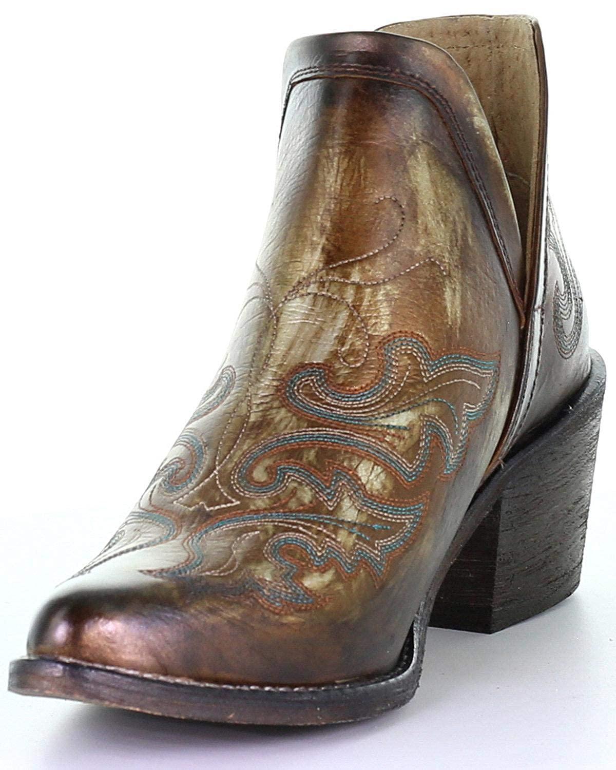 LD COPPER EMBROIDERY SHORTIE J TOE Q0151