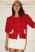 The Brynlee Sweater - RED