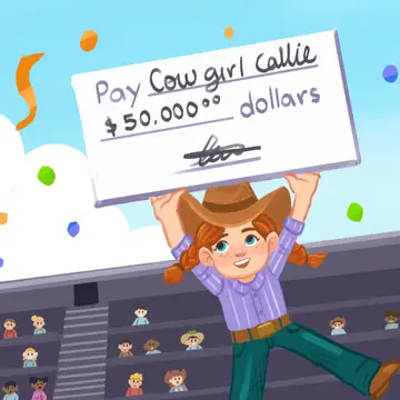 Cowgirl Callie's Breakaway Dreams Book