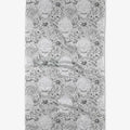 Skulls and Flowers Tea Towel