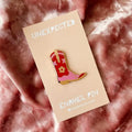 Cowgirl/Cowboy Boot Enamel Pin