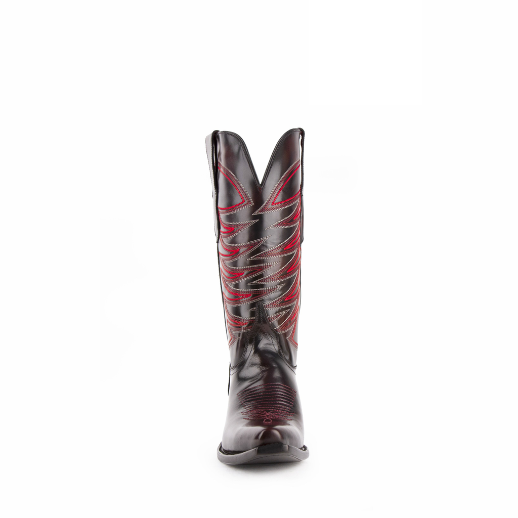 Ladies Spitfire Black/Cherry V-Toe