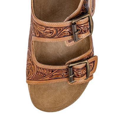 DIXON TRAILS HAND-TOOLED SANDALS S-10235