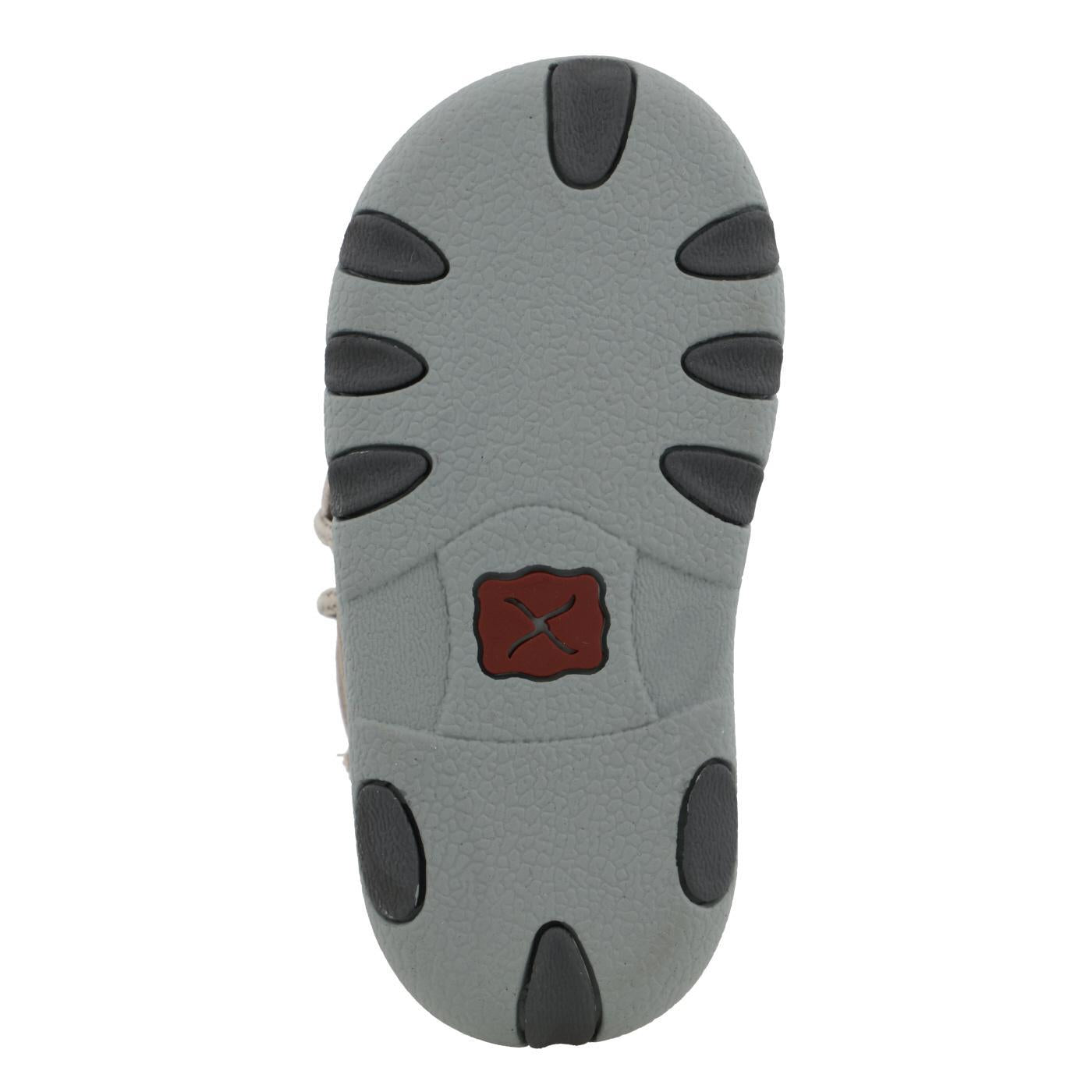 INFANT DRIVING MOCCASINS - GREY/LIGHT GREY ICA0012