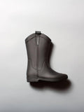 Midnight Black Kid's All Weather Rubber Cowboy Boots