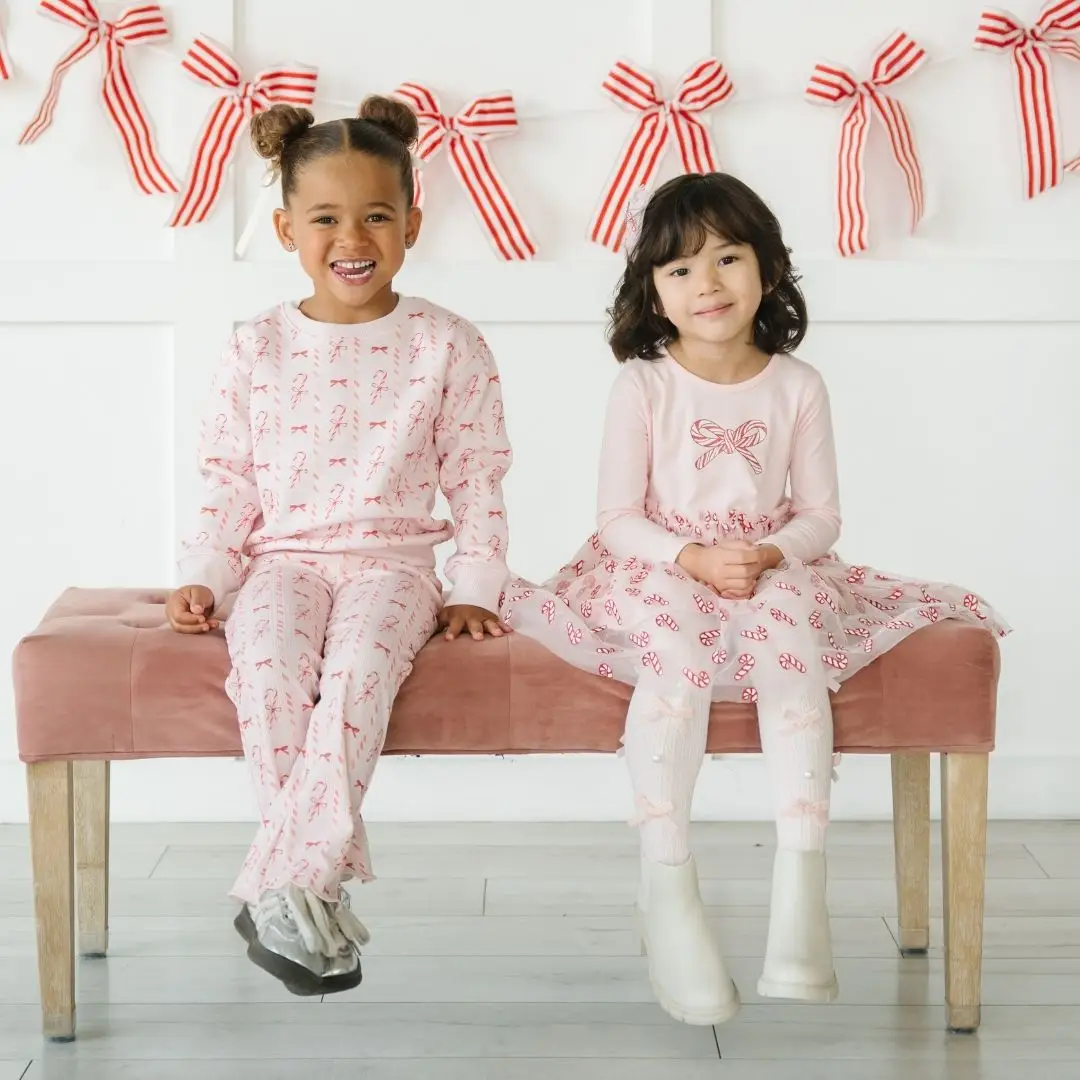 Candy Cane Lane Christmas Sweatshirt - Kids Clothing