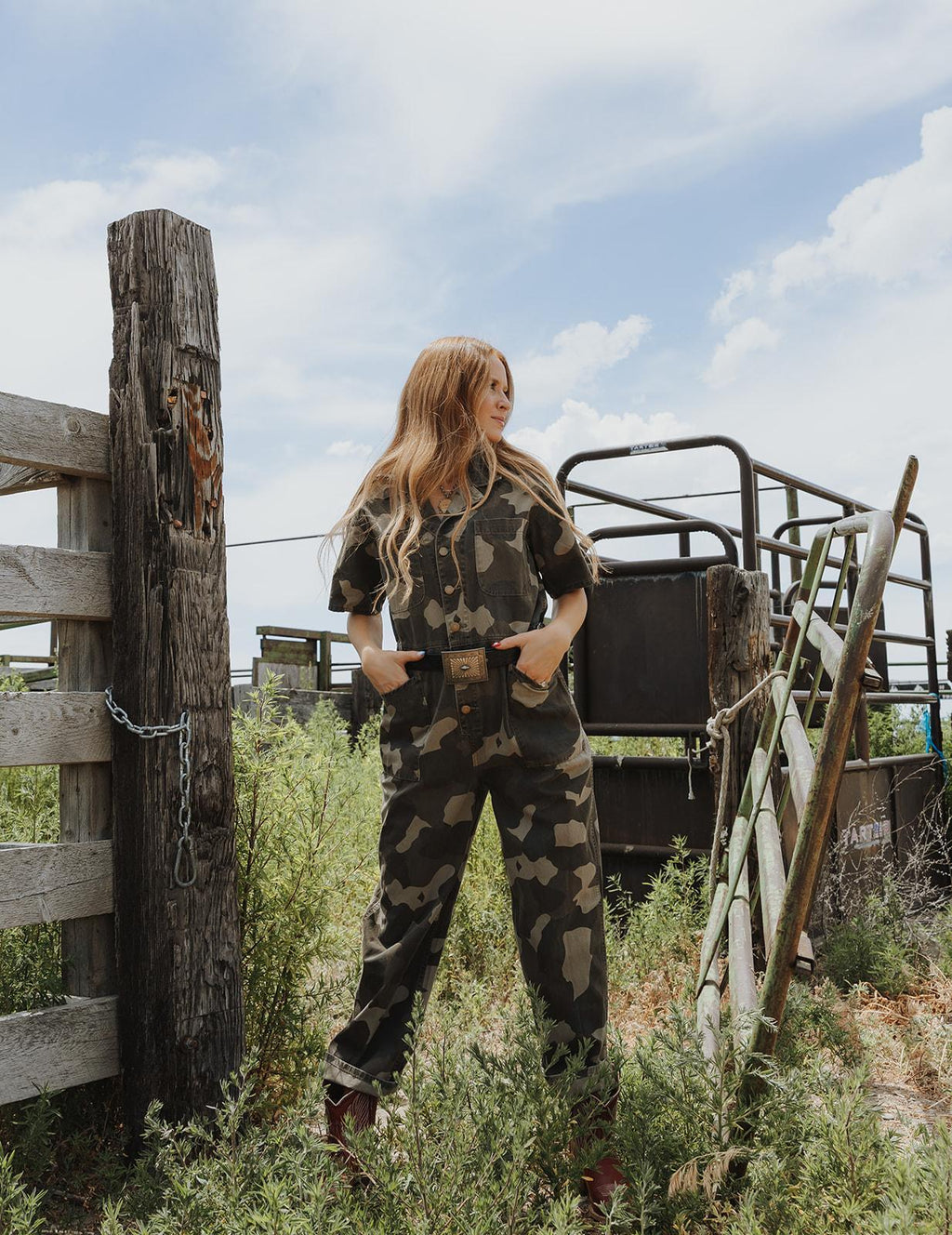 Camouflage Utility Jumpsuit