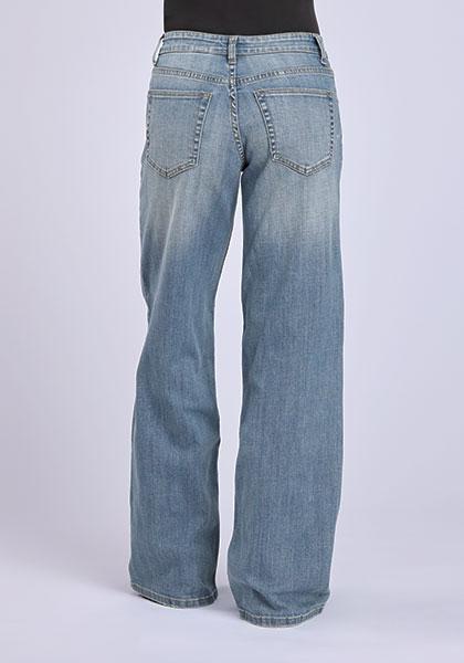 Stetson Women's Jean - 675 Mid Rise Wide Leg 11-054-0675-1200 BU