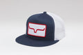 KIMES BANNER VENTILATED - NAVY/WHITE
