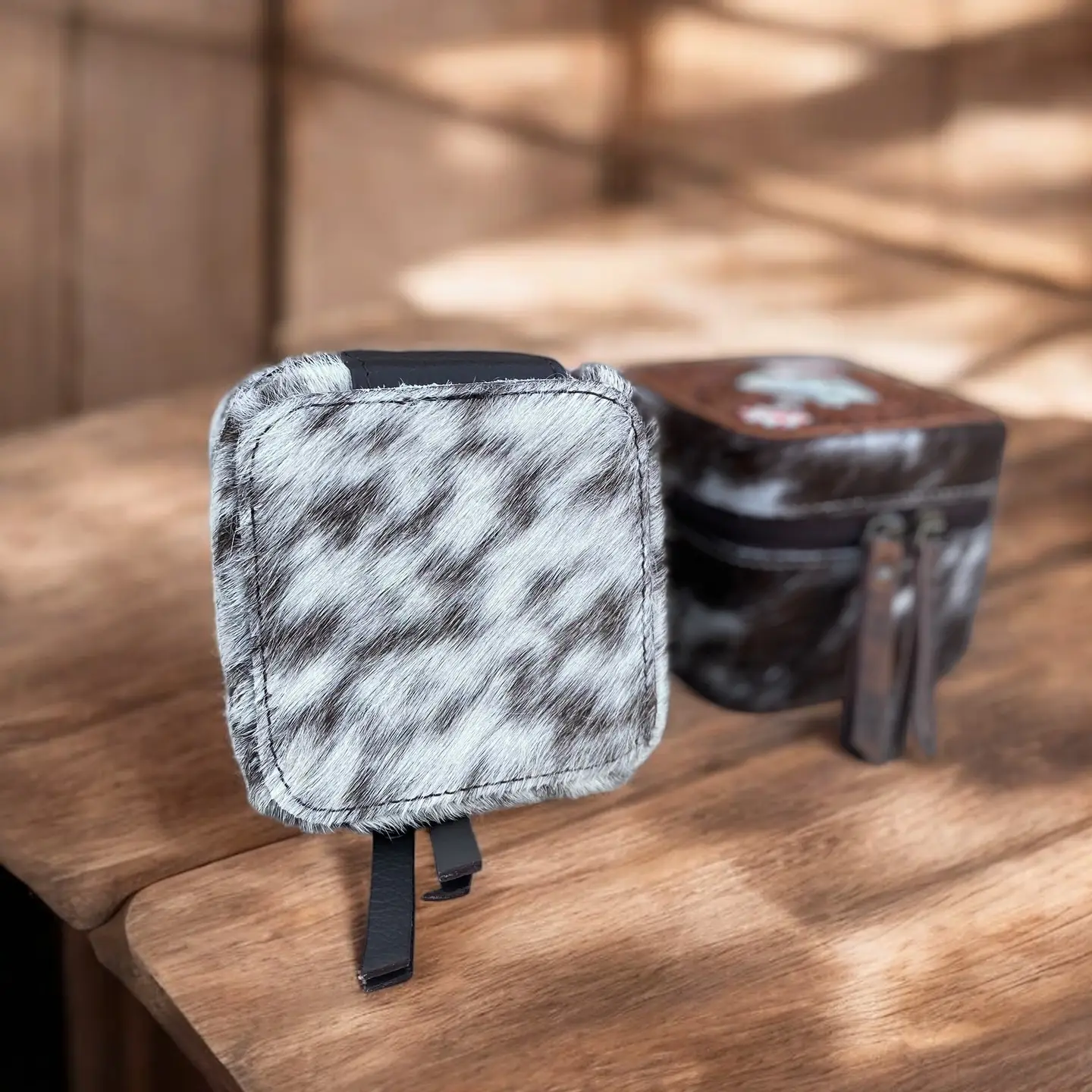 Small Cowhide Jewelry Box