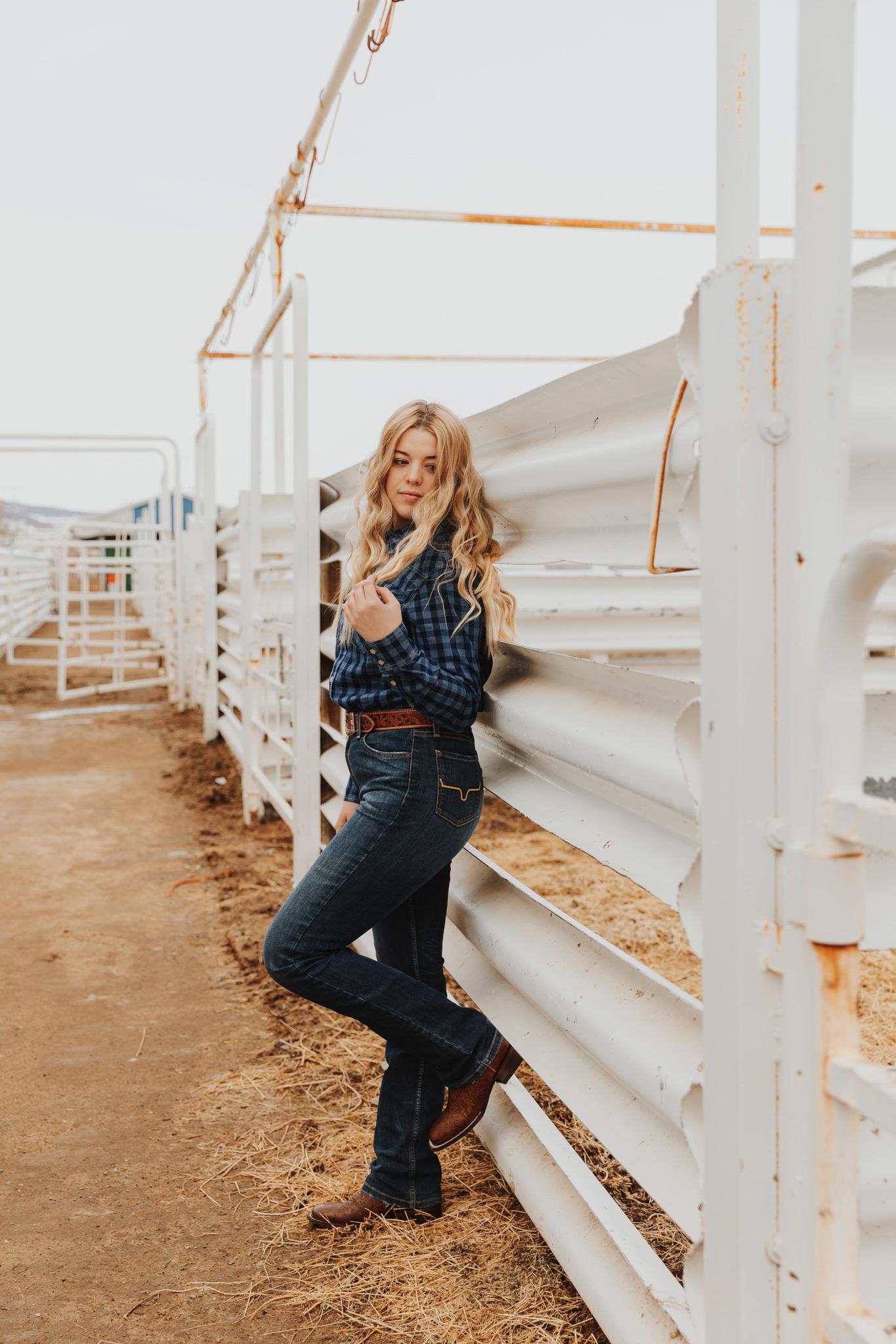 KIMES WOMENS JEANS - SARAH BLUE