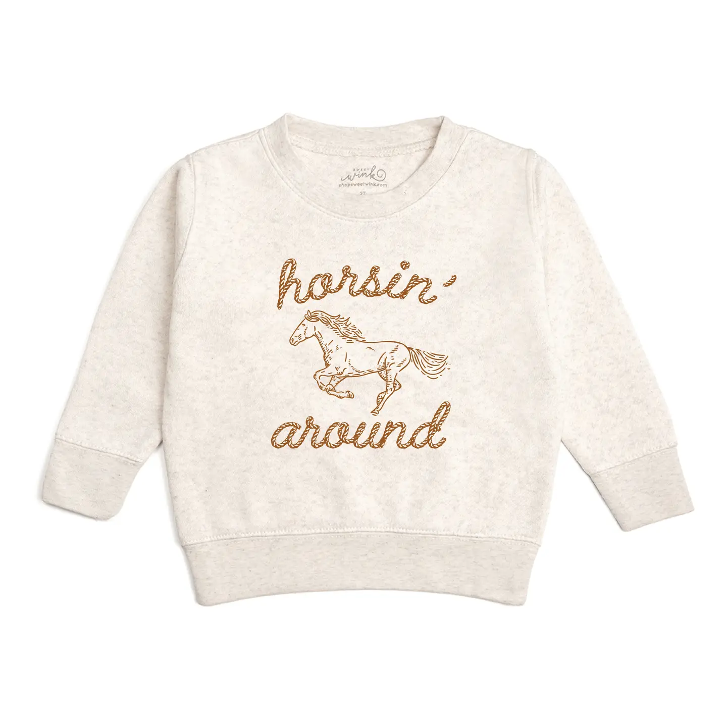 Horsin' Around Western Sweatshirt - Boys Clothing