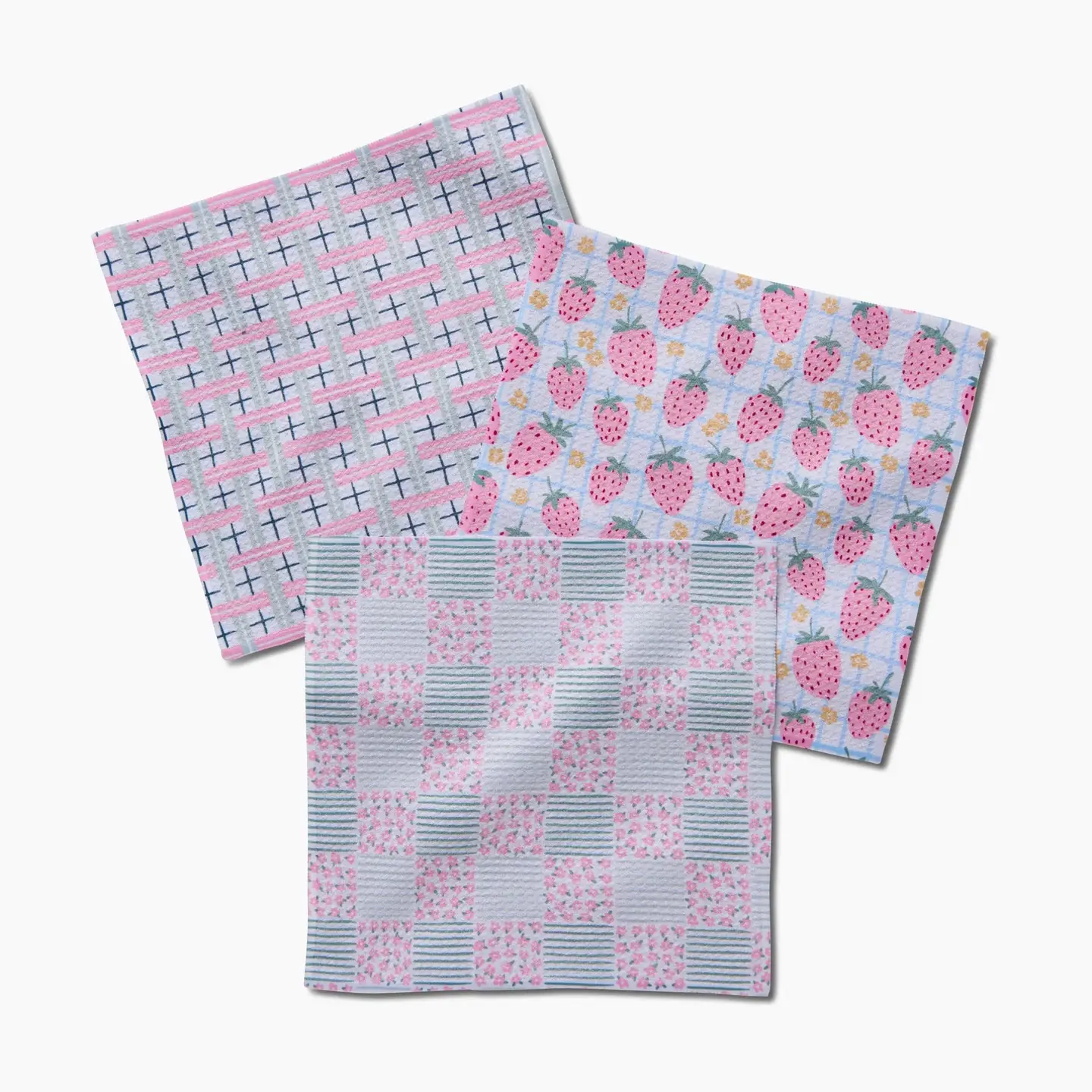 Spring Picnic Day Dishcloth Set