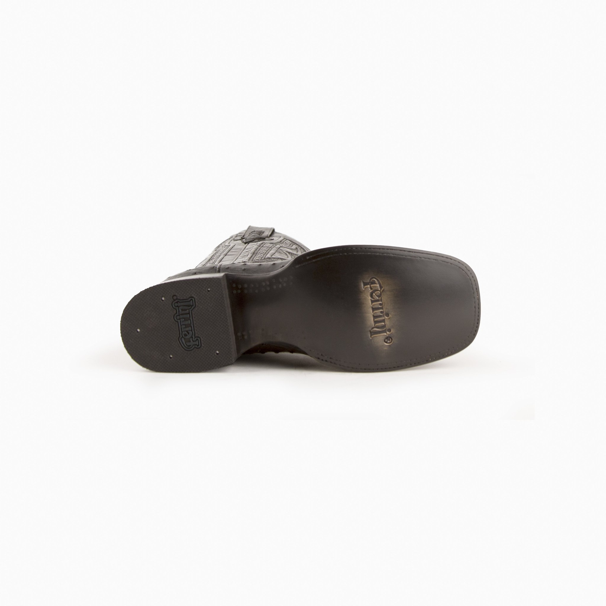 Men's Colt Ostrich S-Toe Black