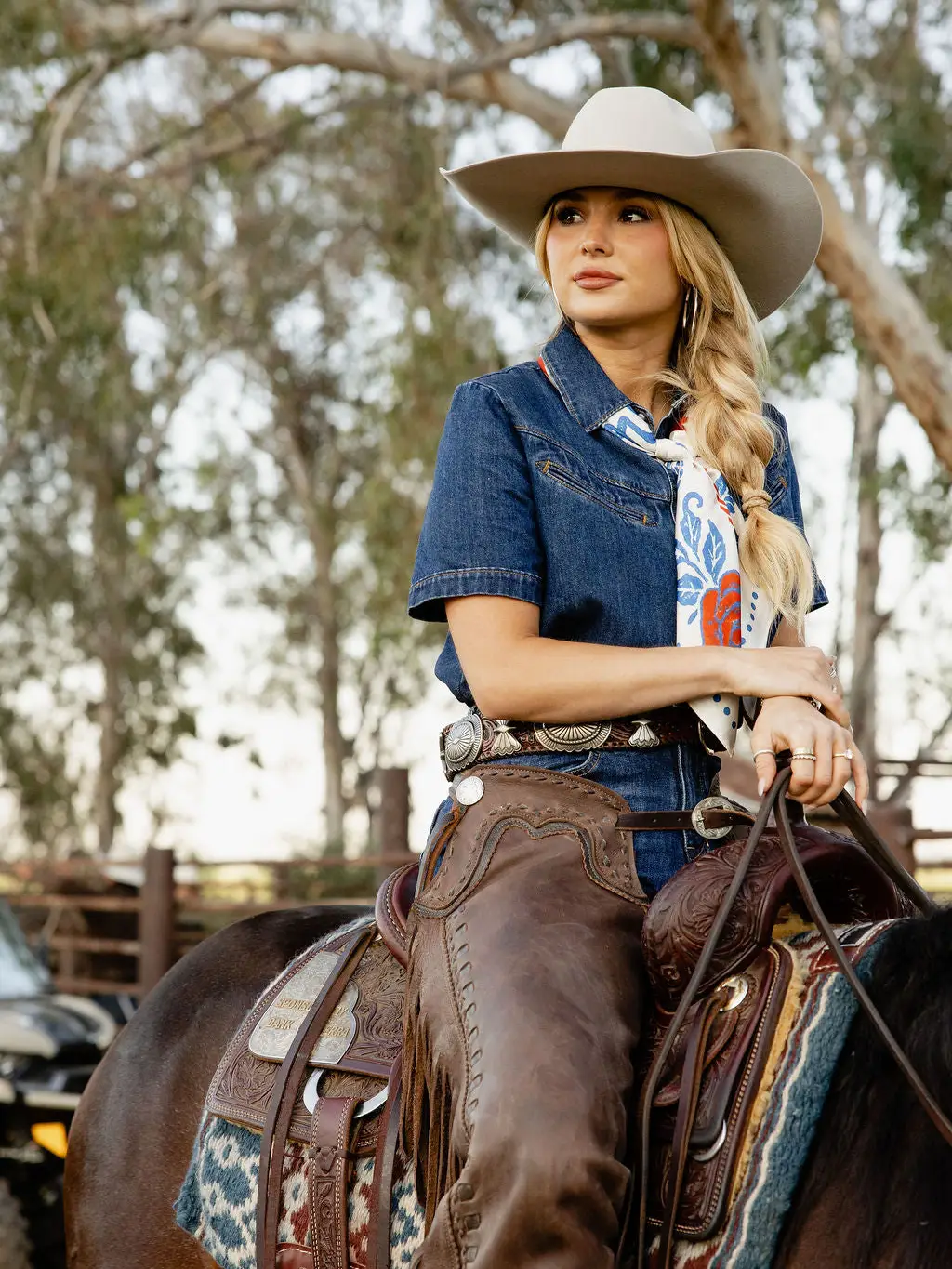Freeman Ranch Denim Top