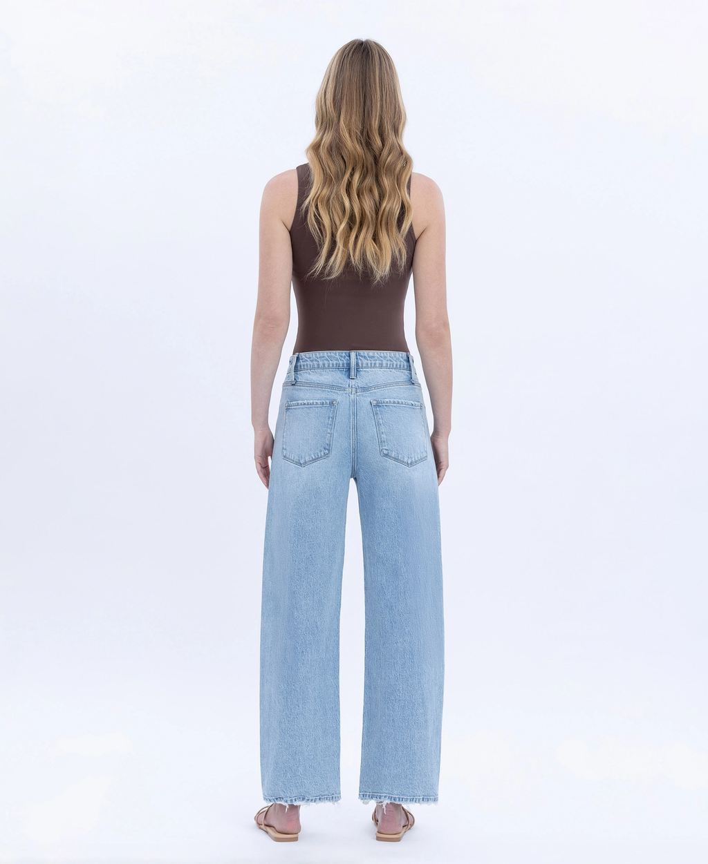 Super High Rise Crop Barrel Leg Jeans