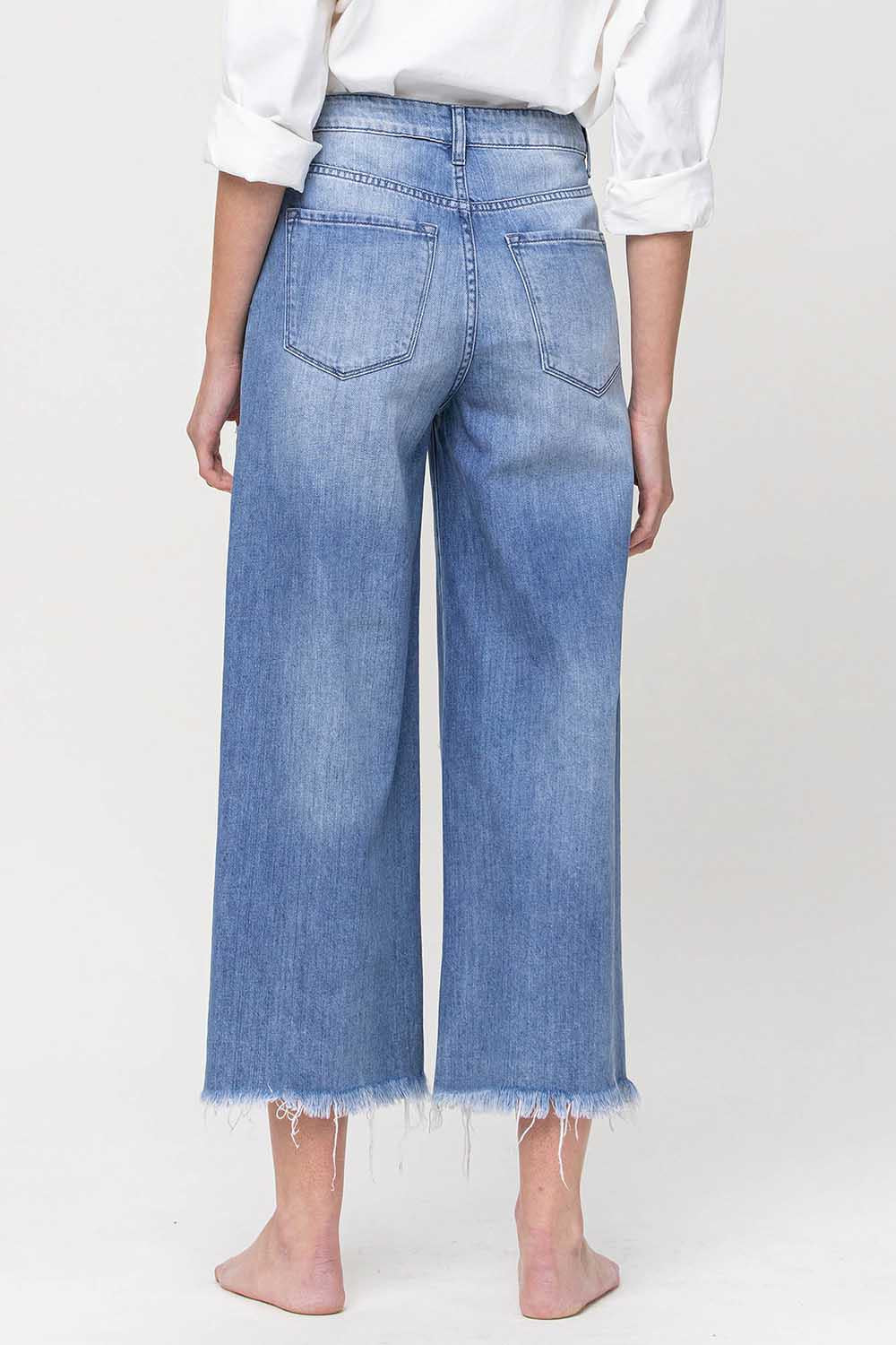 SUPER HIGH RISE CROP WIDE FLARE | OLIVIA EVERLAND