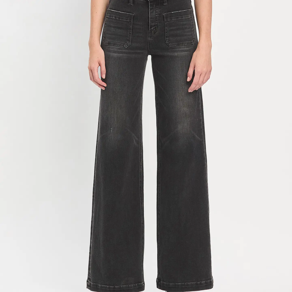 High Rise Wide Trouser Jeans | Engross