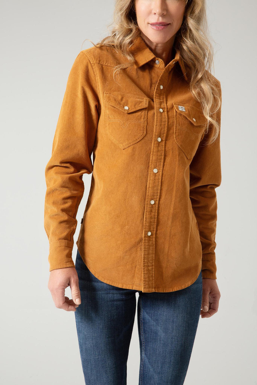 Kimes Women's Dixon Cord Top Camel