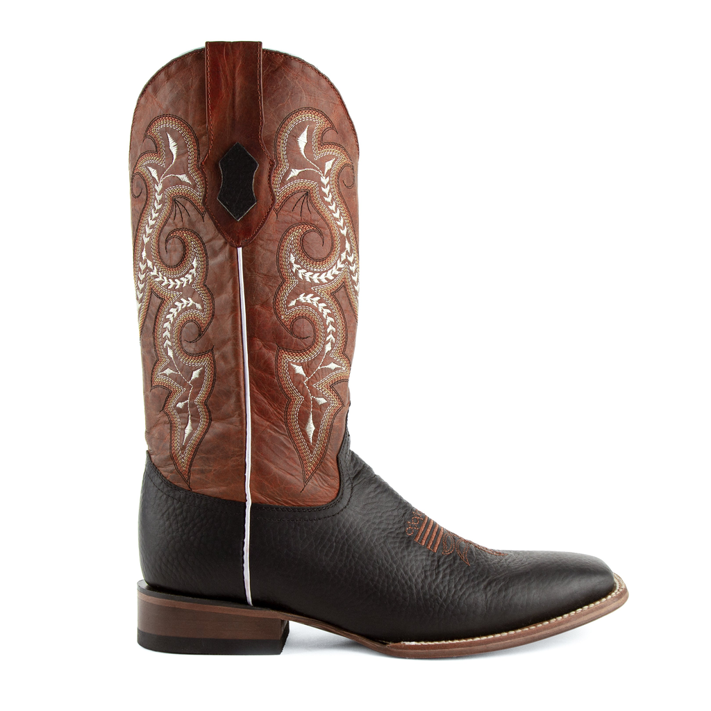 Men's Colby Black/Rust S-Toe