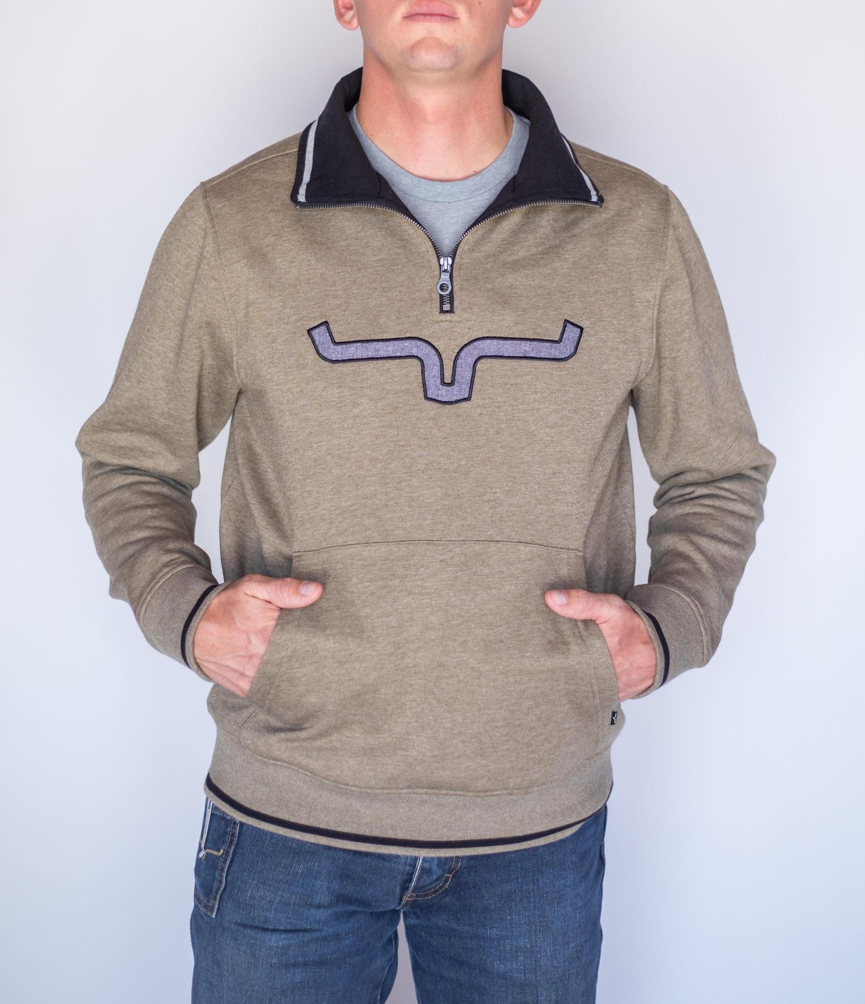 KIMES MEN'S FILMORE FLEECE ARMY HEATHER