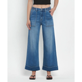 High Rise Double Cuffed Baggy Wide Jeans | Enviably