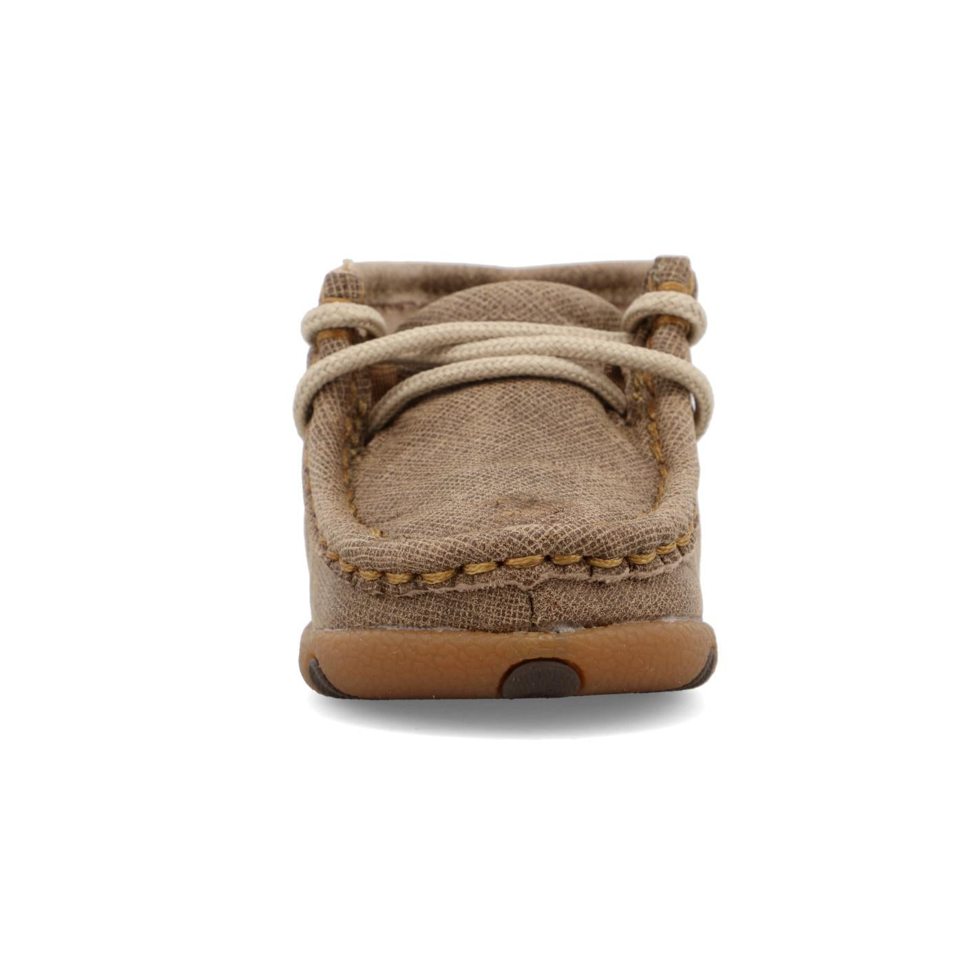 INFANT DRIVING MOCCASINS - DUSTY TAN/BOMBER ICA0005