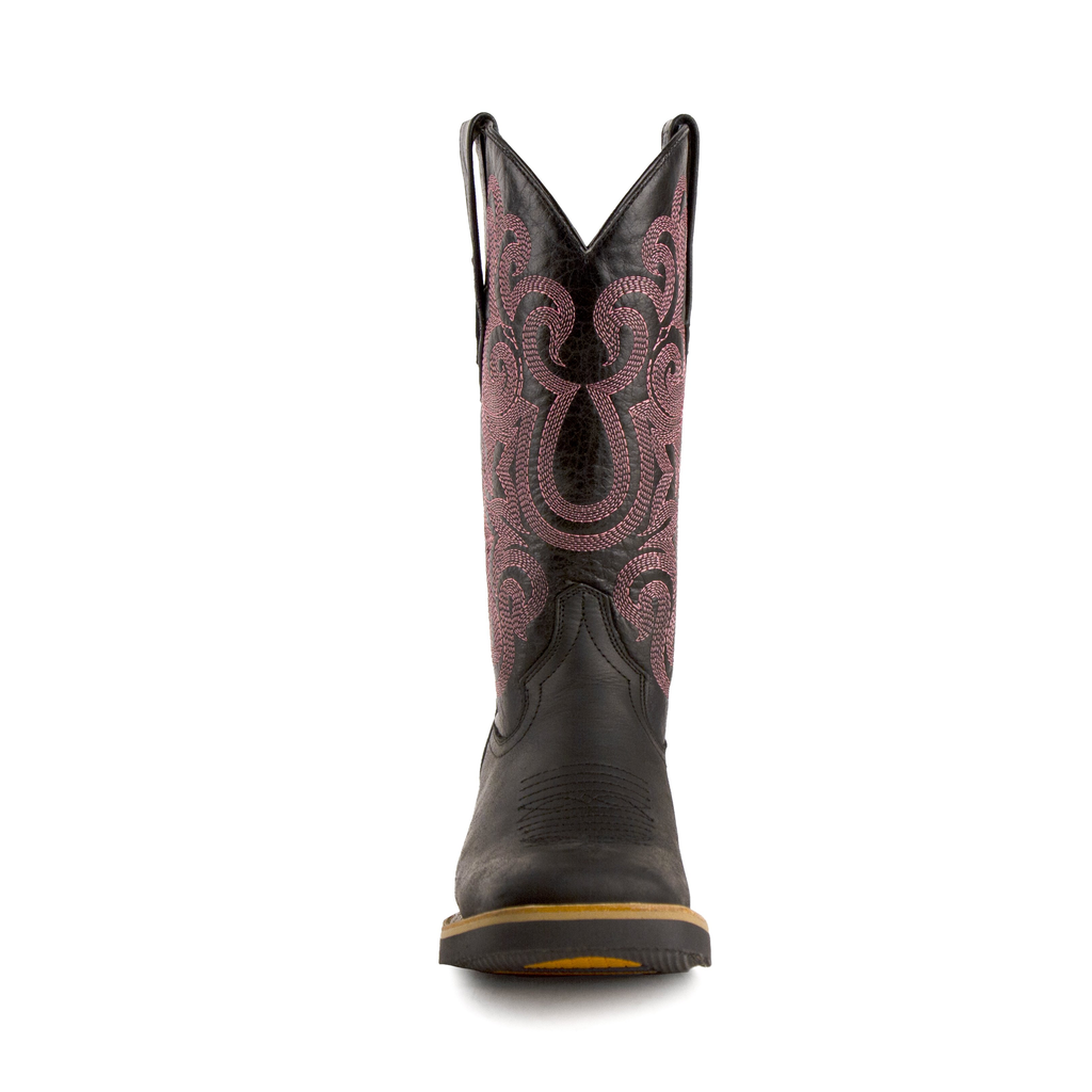 Ladies Maverick Black S-Toe