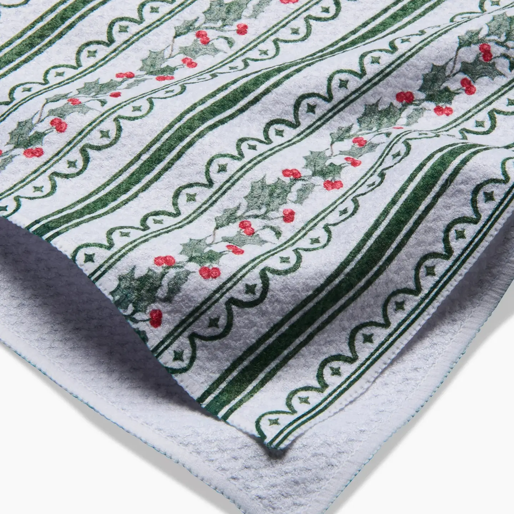 Christmas Vines Tea Towel