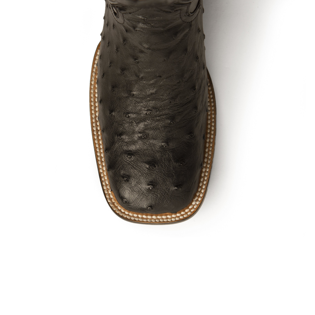 Men's Colt Ostrich S-Toe Black