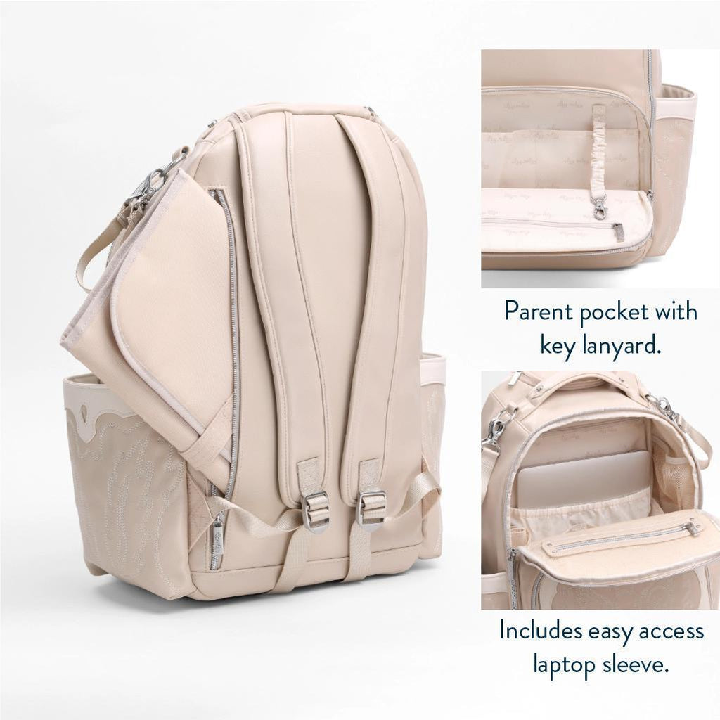 Nash Boss Plus Backpack Diaper Bag - Oat