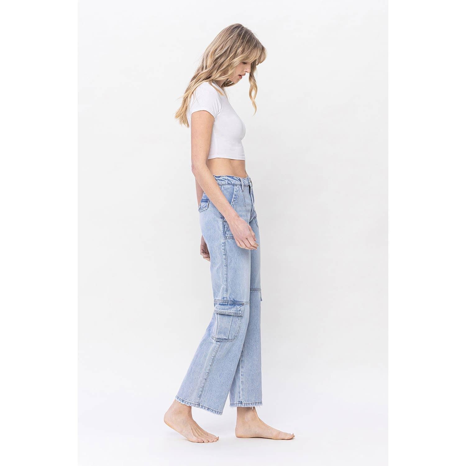 HIGH RISE DAD CARGO PANT