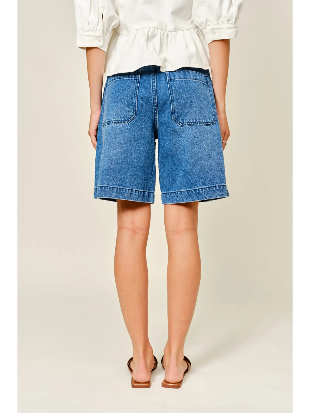 Pocket A Line Bermuda Shorts