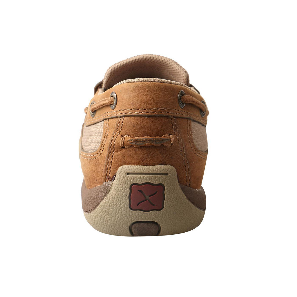 WOMENS SLIP ON DRIVING MOC - DISTRESSED SADDLE WDMS010