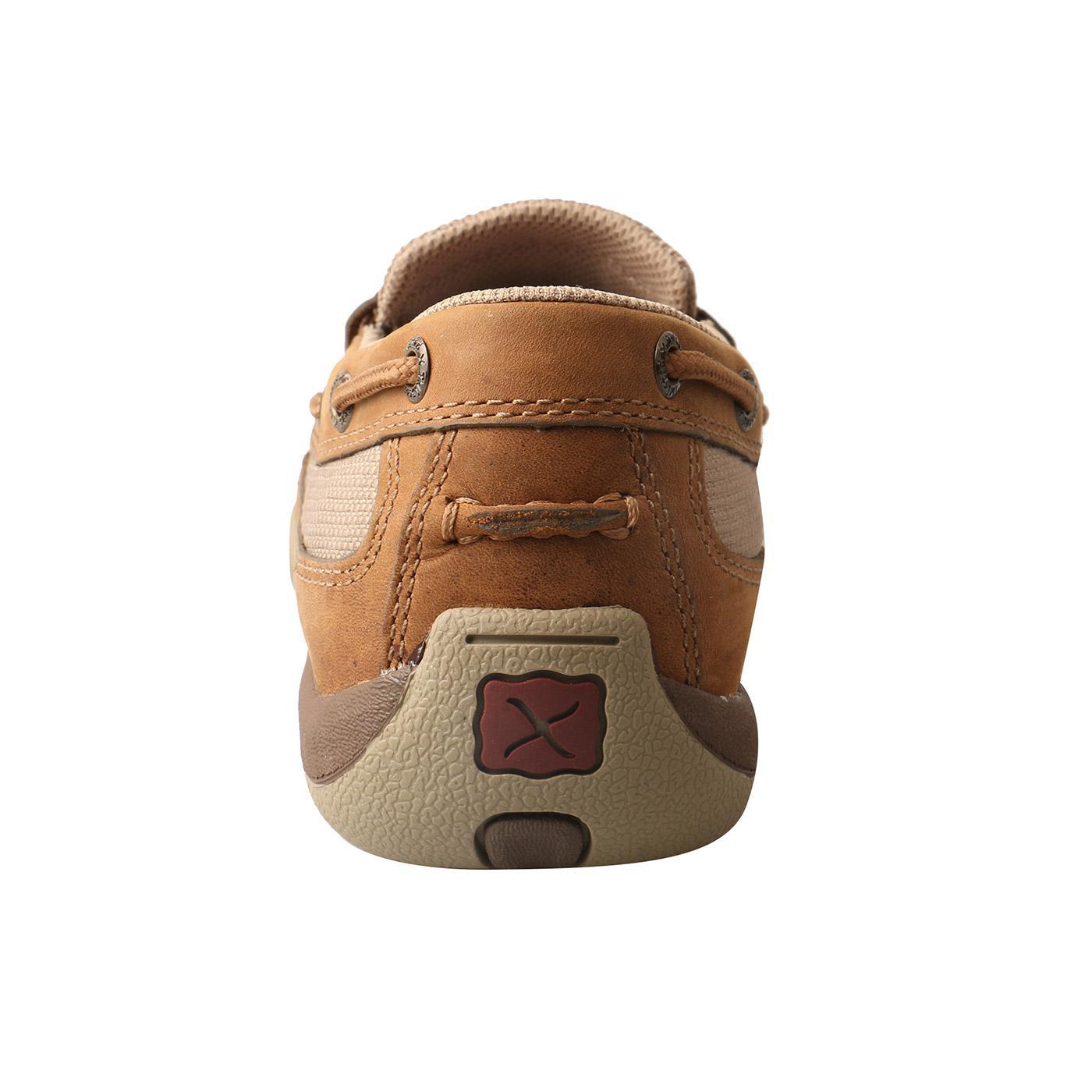 WOMENS SLIP ON DRIVING MOC - DISTRESSED SADDLE WDMS010