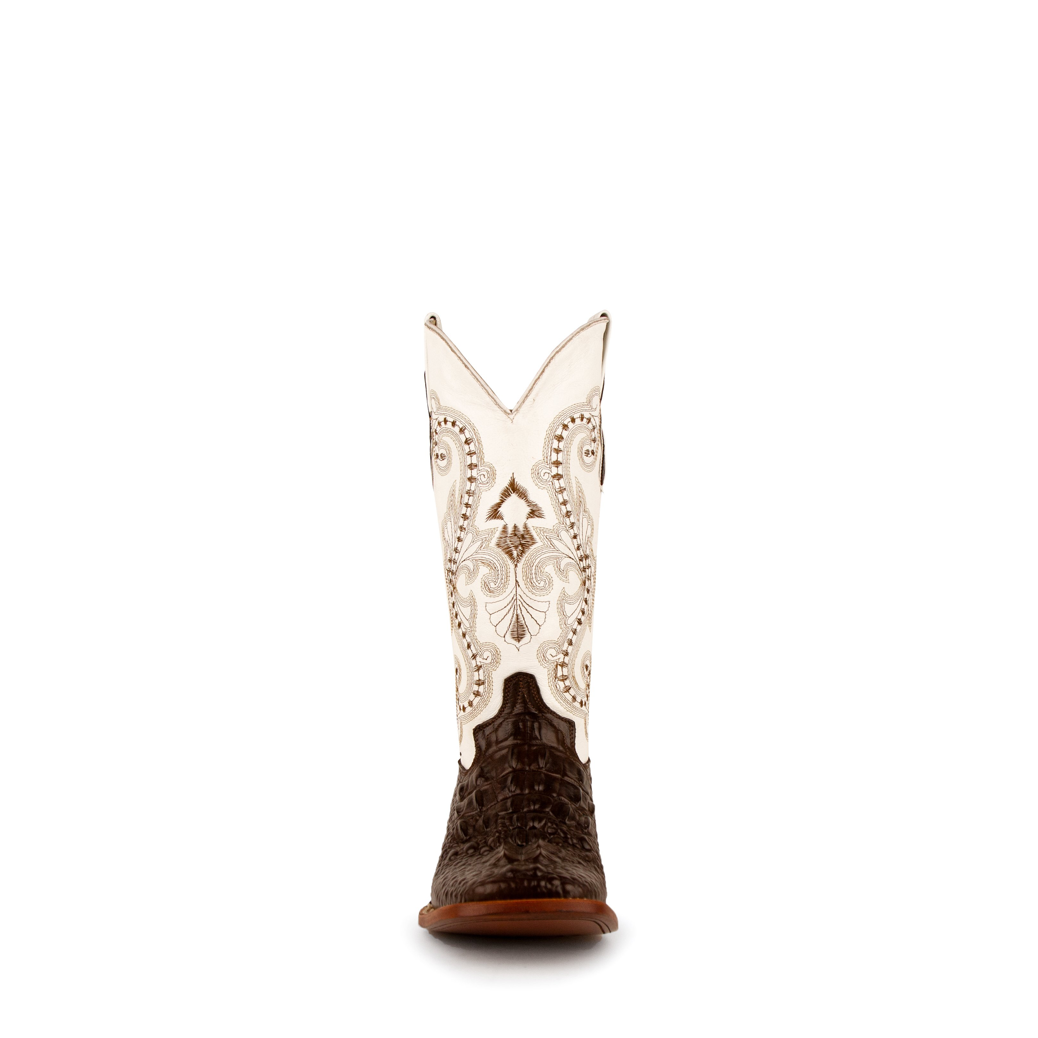 Ladies Print Rancher S-Toe Chocolate