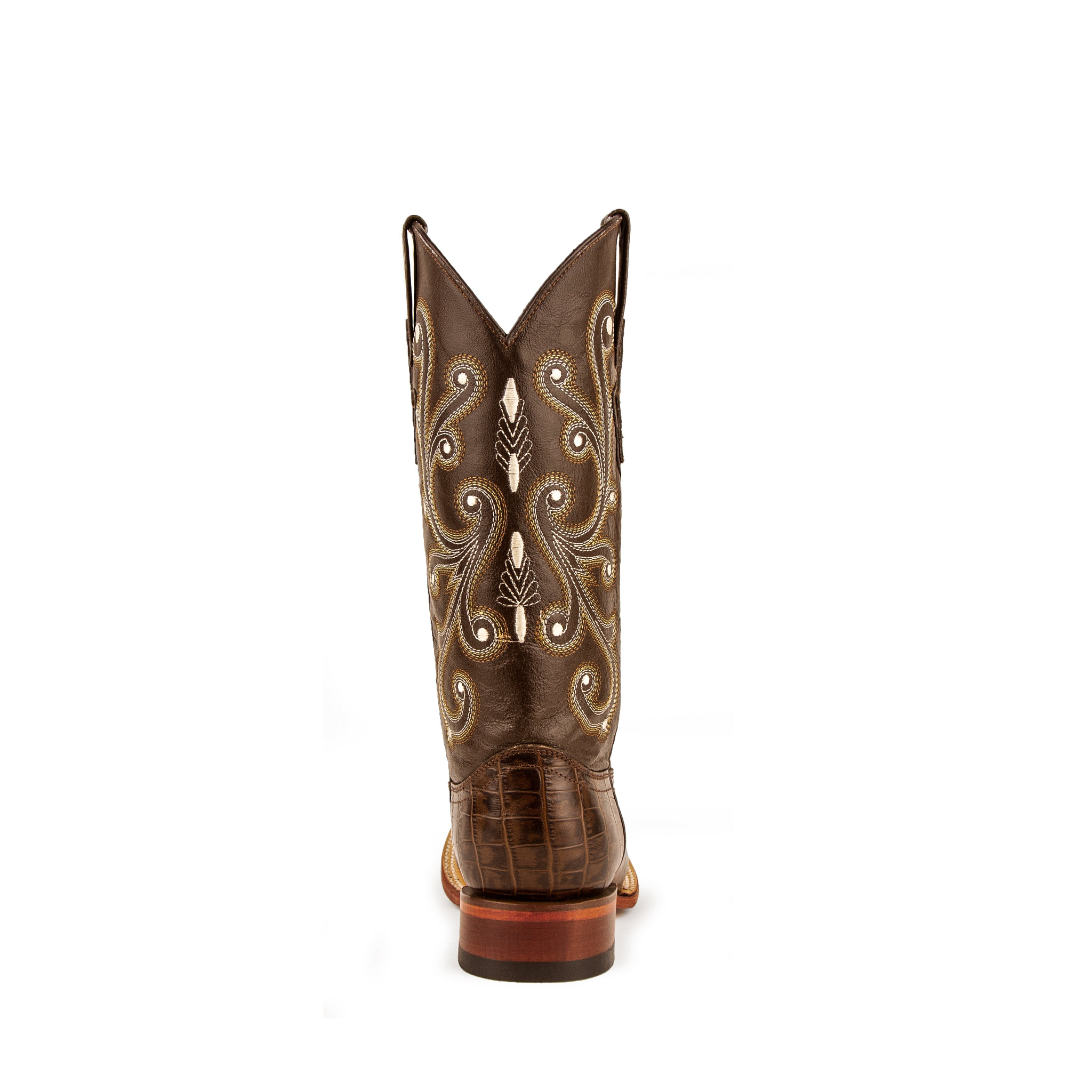 Ladies Print Mustang S-Toe Choc