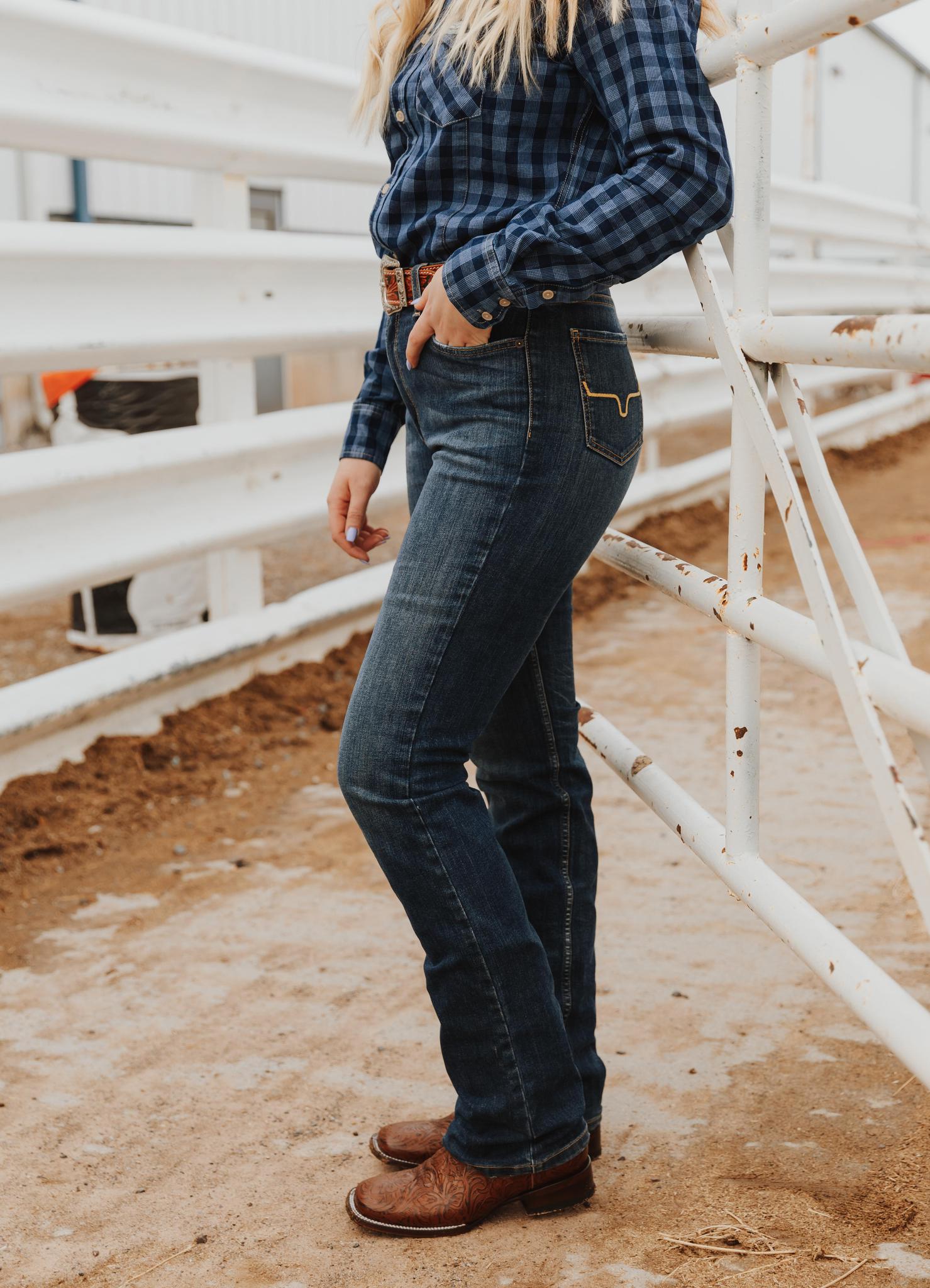 KIMES WOMENS JEANS - SARAH BLUE