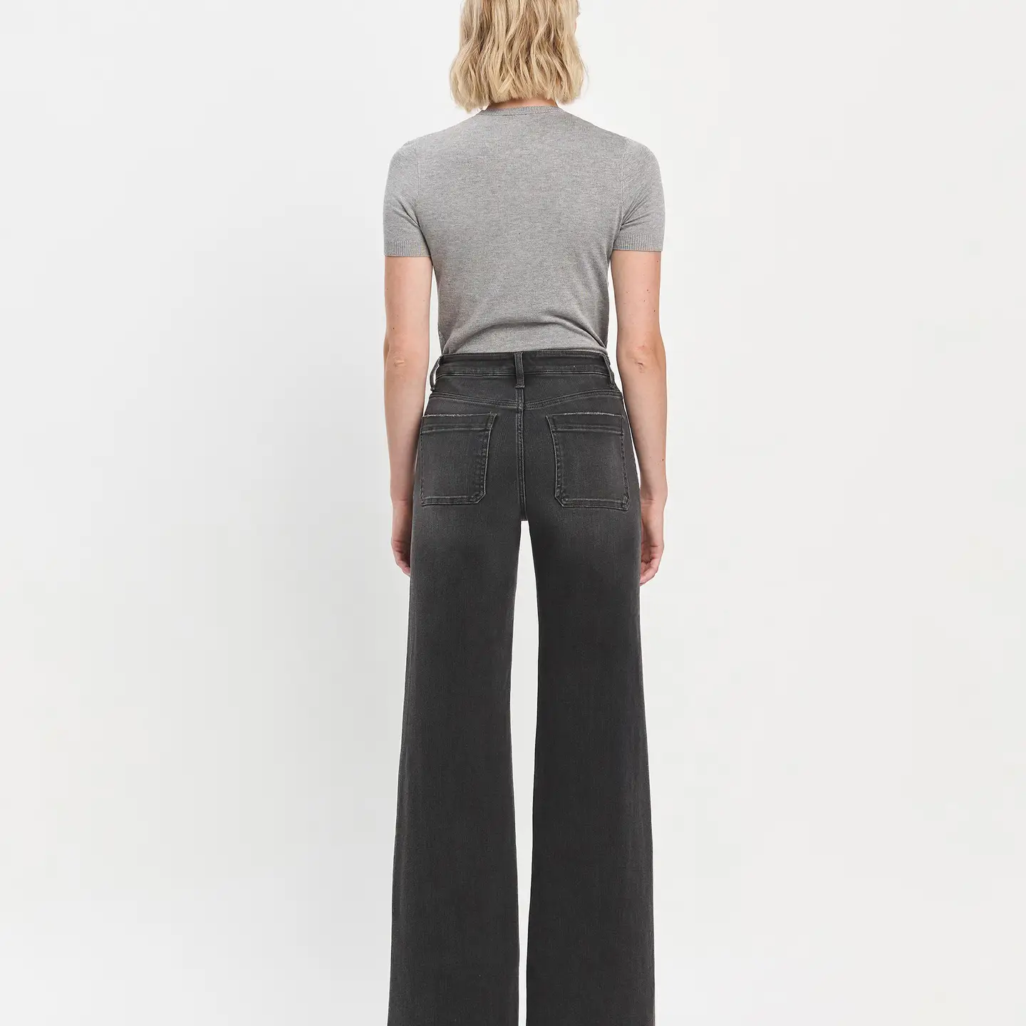 High Rise Wide Trouser Jeans | Engross