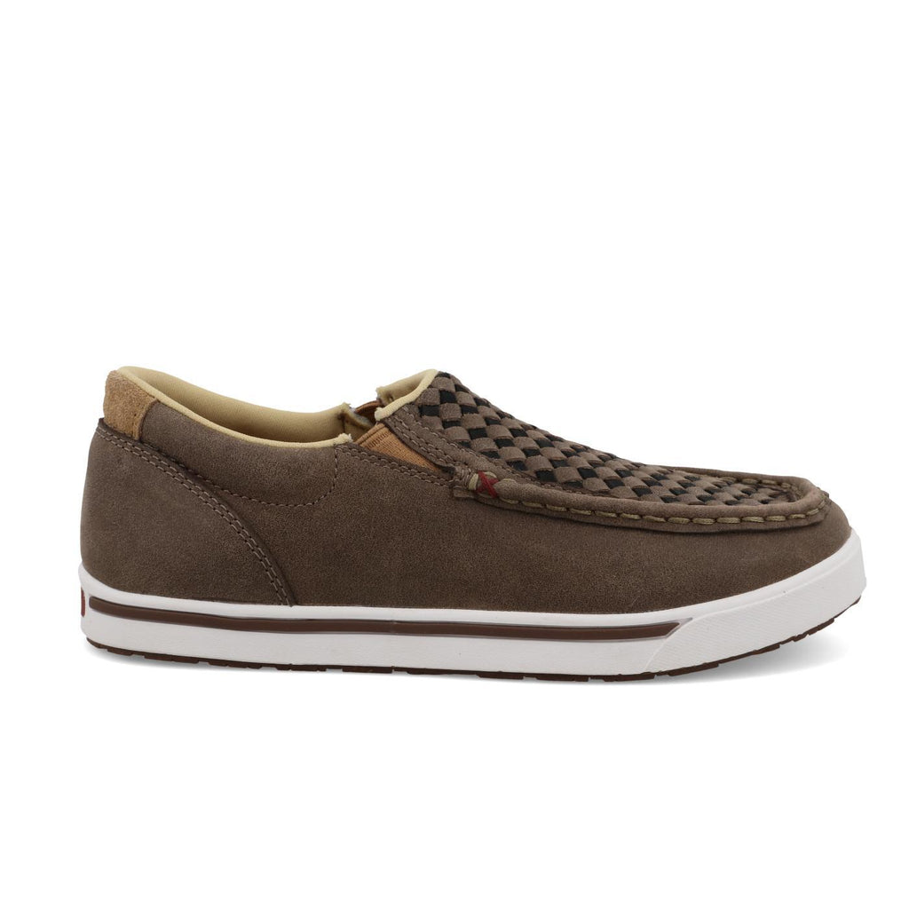 Slip-On Kicks - Taupe Grey & Black YCA0015