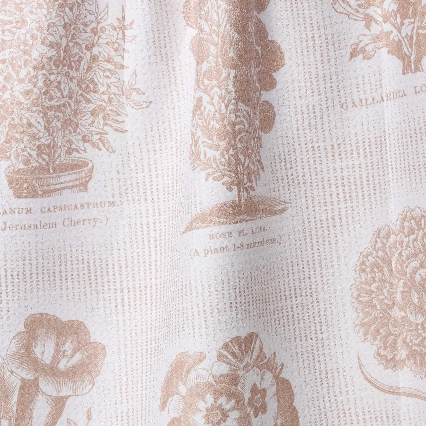 Floral Glossary Tea Towel