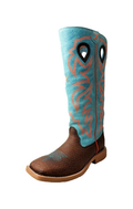 Twisted X Brown Distressed / Blue Kid's Buckaroo NWS Toe YBK0008