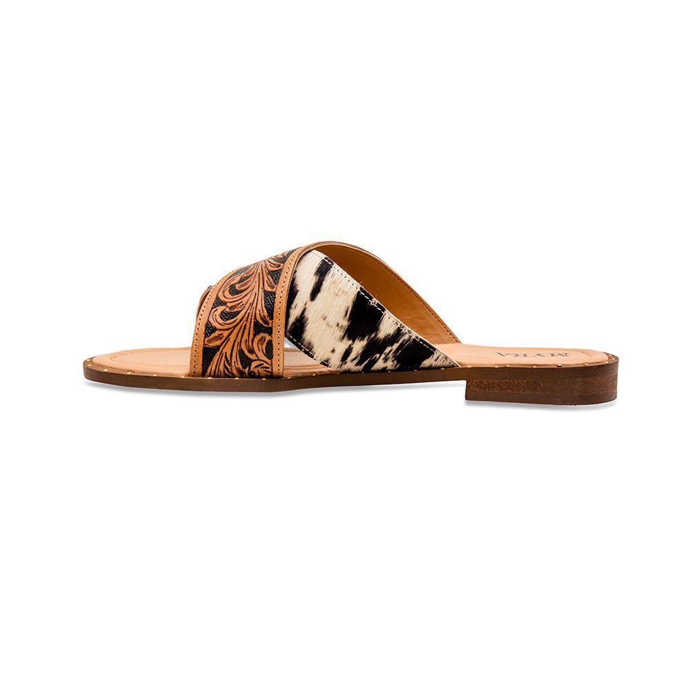 Chappy Western Hand-Tooled Sandals - S-6914