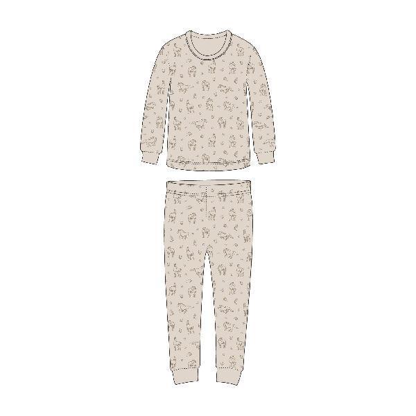 KID'S ORGANIC L/SLEEVE PJ SET - MINI BUCKAROO