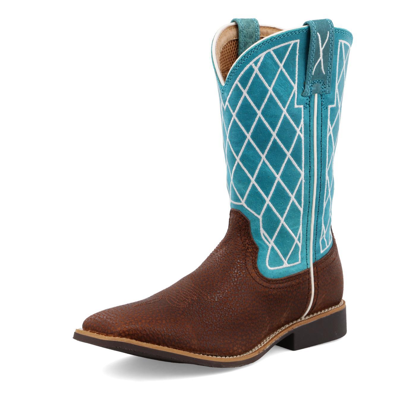 Top Hand - Distressed Saddle & Teal YTH0015