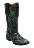 Men's Barbed Wire Black S-Toe