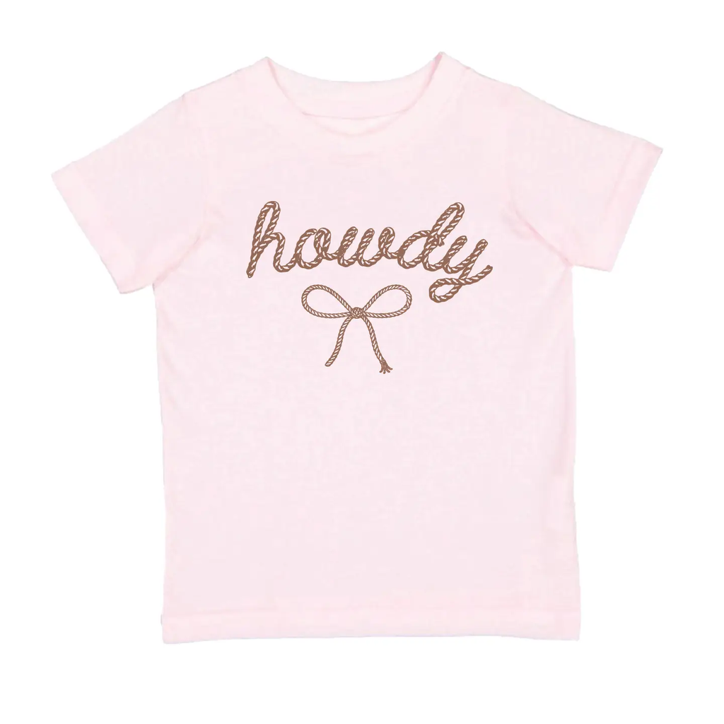 Howdy Darling Western Short Sleeve T-Shirt - Kids Clothing