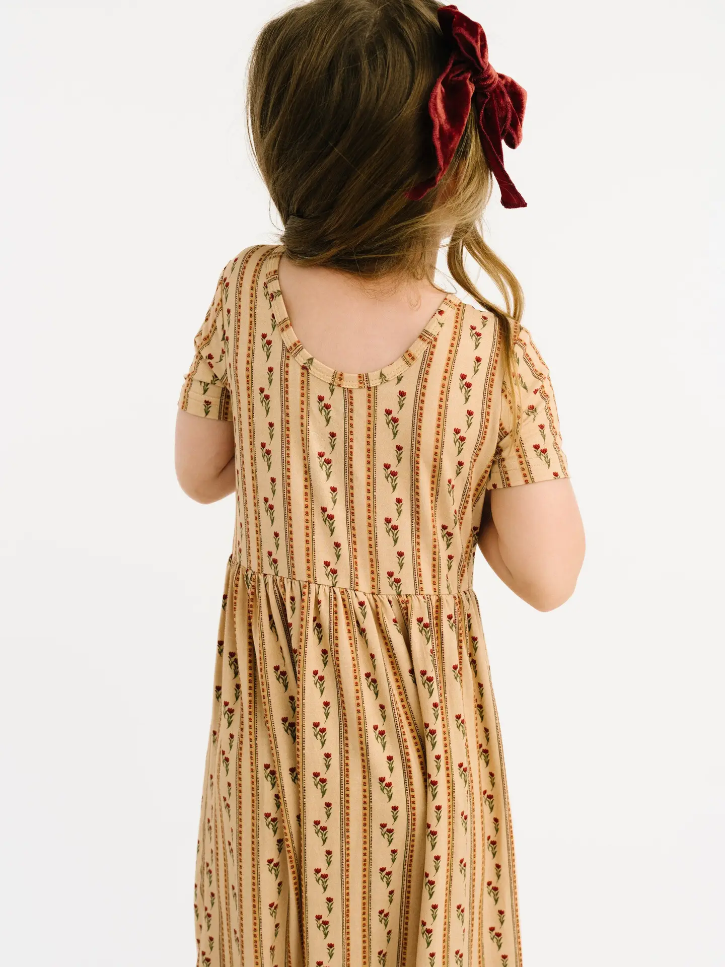 Floral Heirloom Short Sleeve Bamboo Dress