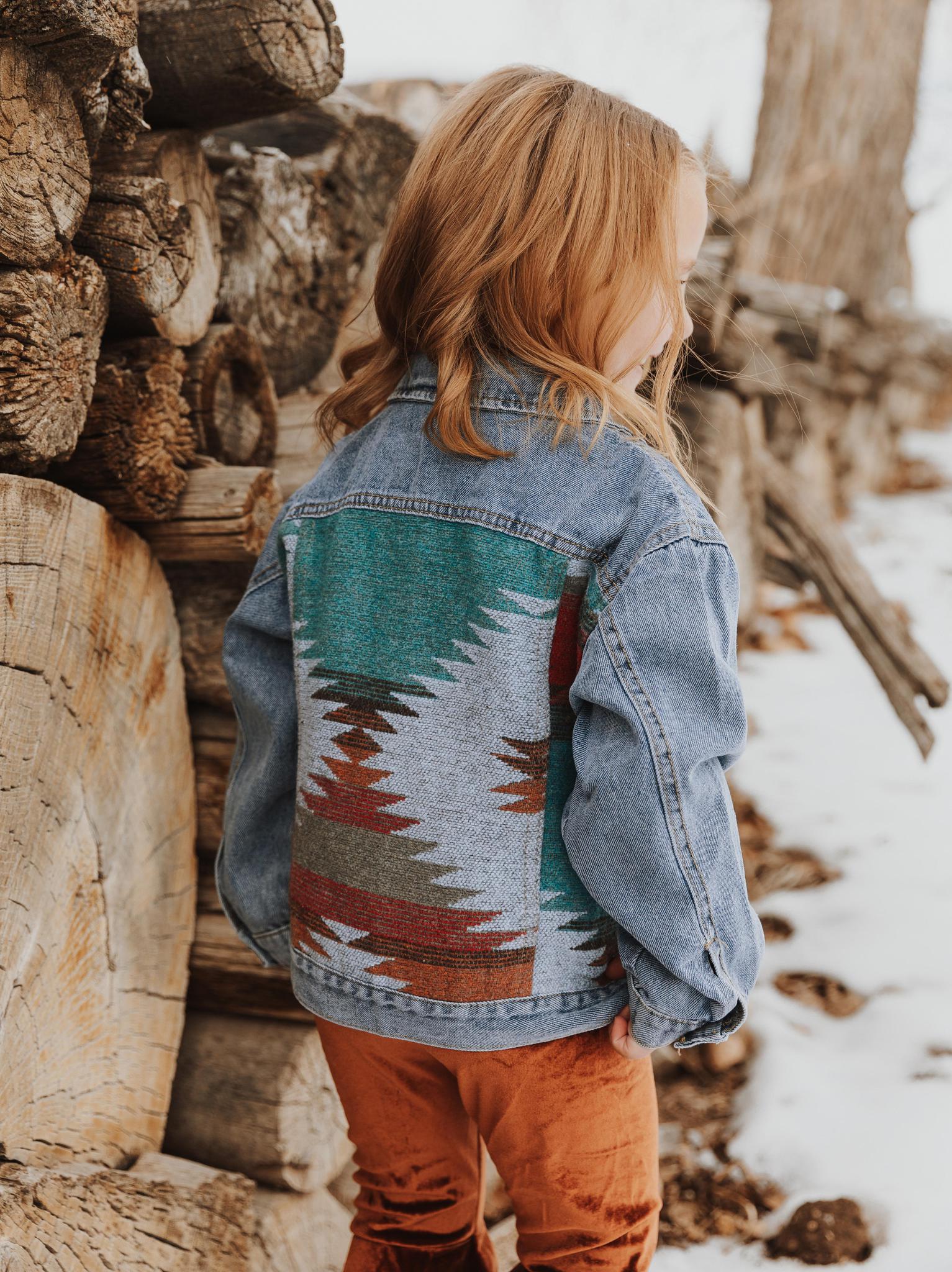 AZTEC DENIM JACKET